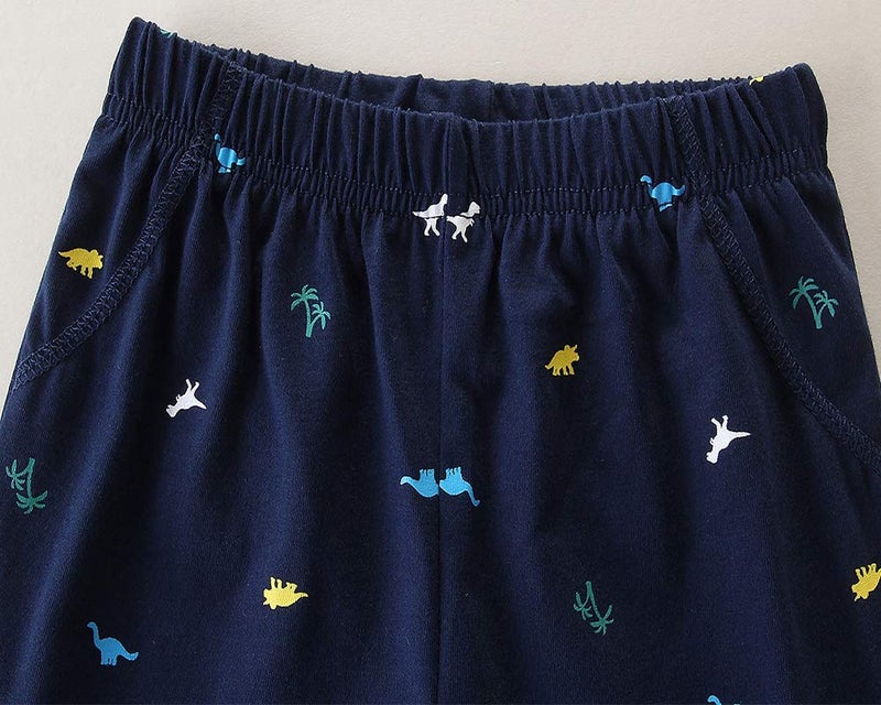 Bumeex Toddler Boys Clothes Dinosaur Short Sleeve Tee and Shorts Set 3t - Image 5